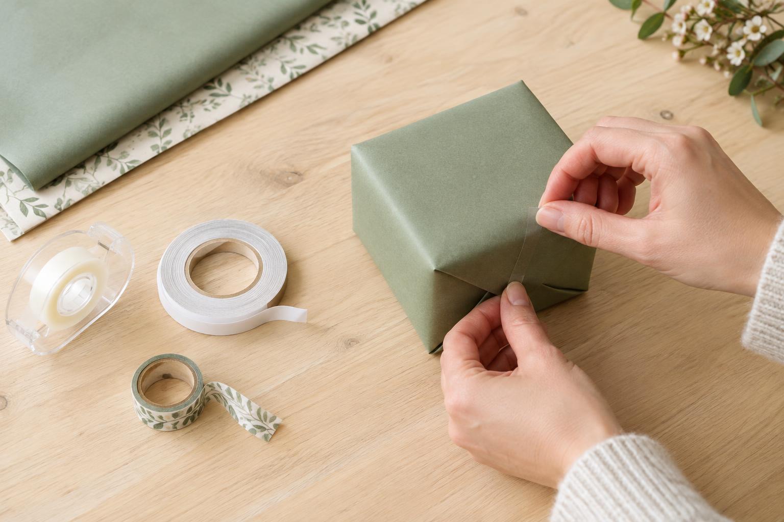 How to Choose Tape That Won’t Show or Tear Your Wrapping Paper