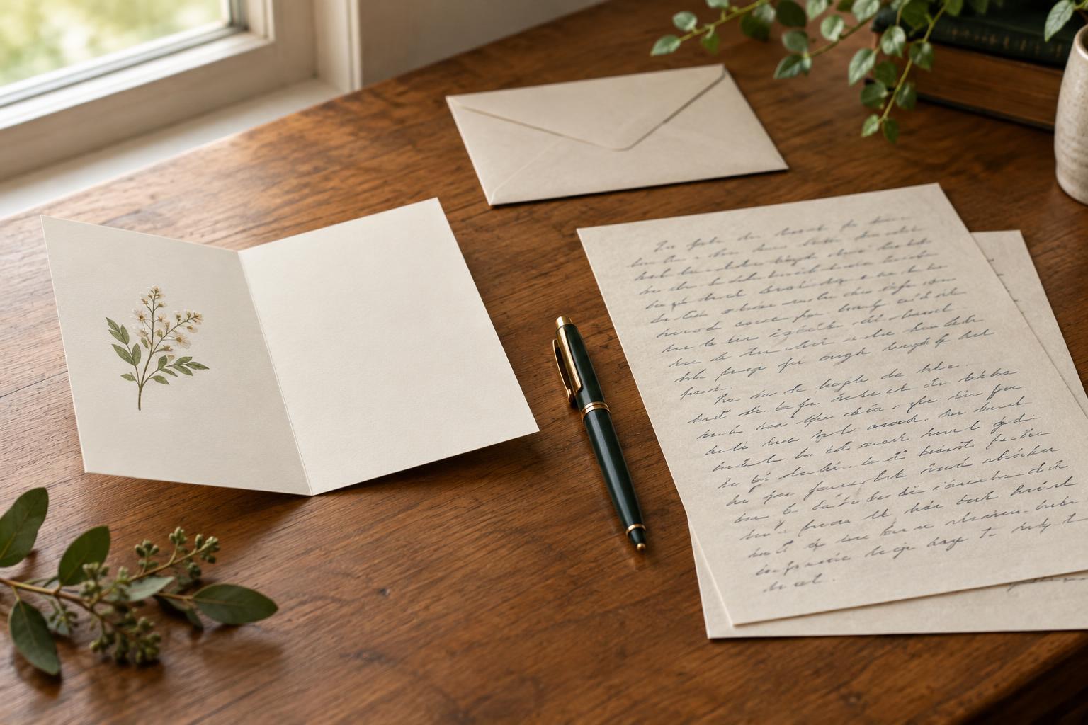 Letter or Greeting Card: Which Gives Your Message Enough Space?